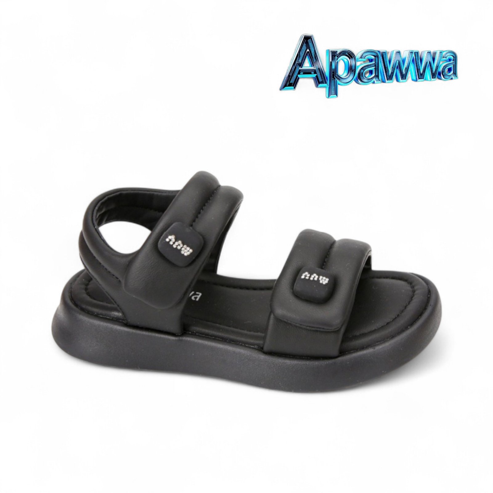 Босоножки DvaClibee (26-31) ApM-ABX0992 black. (лето)
