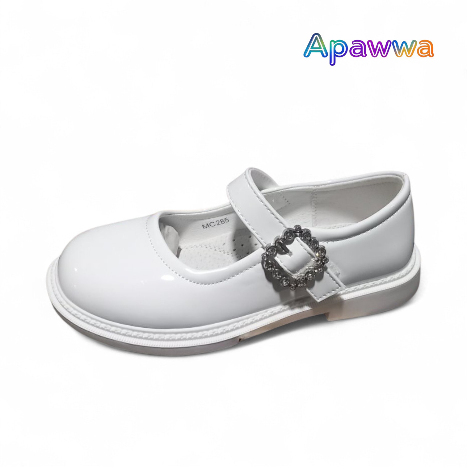Туфли DvaClibee (32-37) Ap-MC285 White (деми)