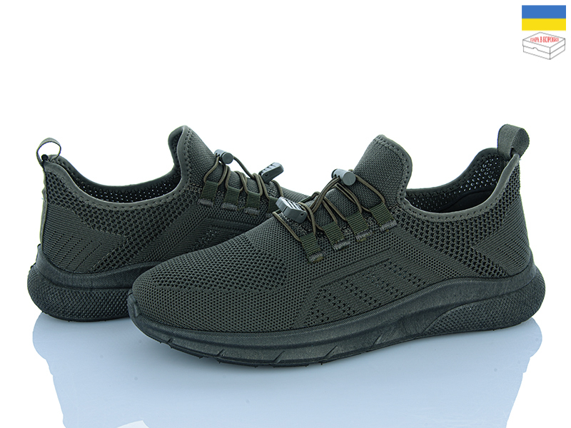 Кроссовки Paolla (40-45) 2503 хакі (лето)
