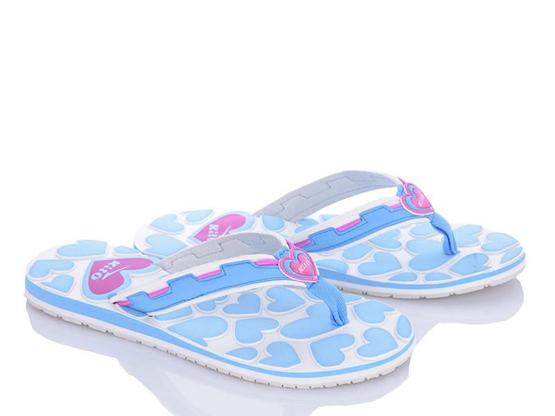 Шлепанцы Obuv Ok (36-39) W8523 l.blue (лето)