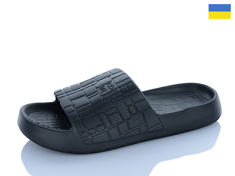 Шлепанцы ALEX M&L (36-41) B112 чорний (лето)