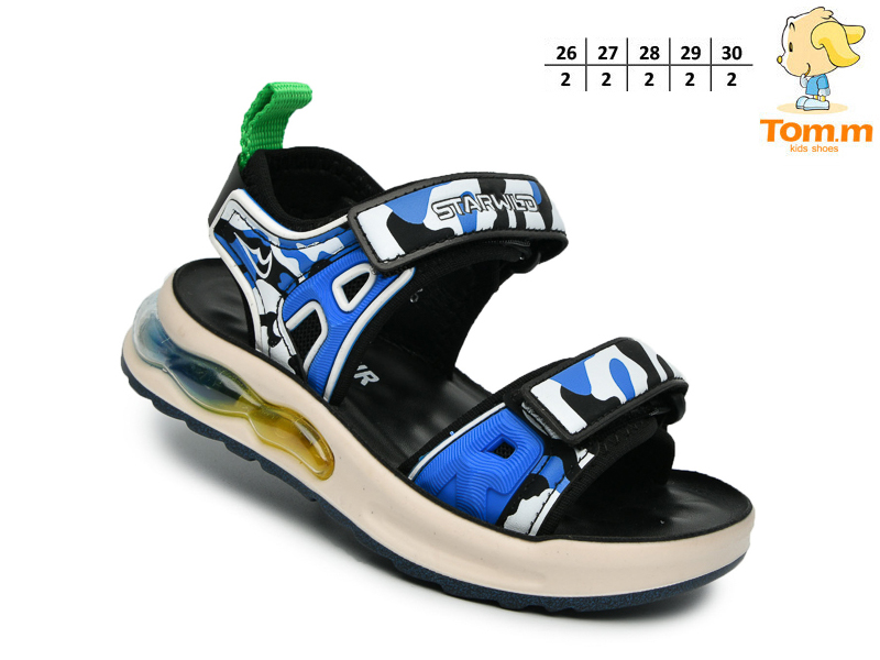 Босоножки ТОМ.М (26-30) B2918 blue (лето)