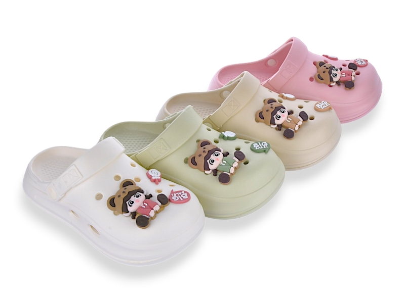 Кроксы JIBUKANG (36-41) 8898-5 mix (лето)