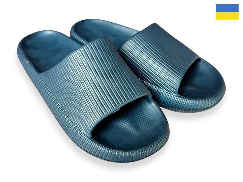 Шлепанцы Rai shoes (36-41) 024 синій (лето)