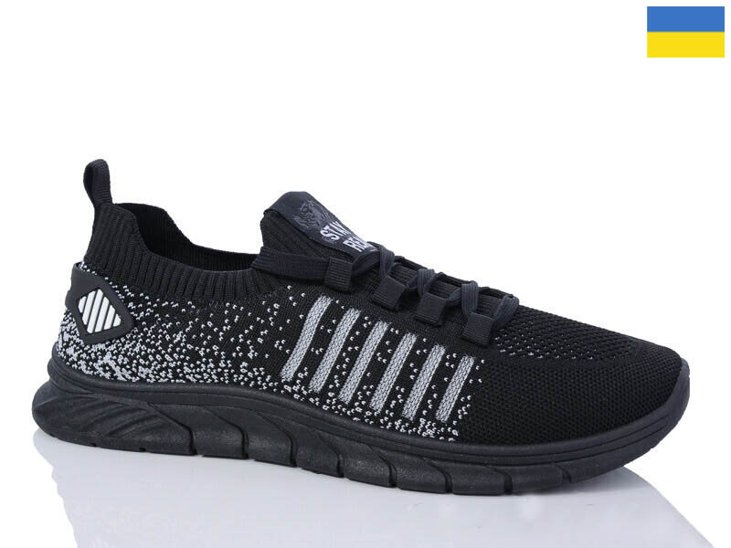 Кроссовки Dago (41-45) Крок М230 чорний (лето)