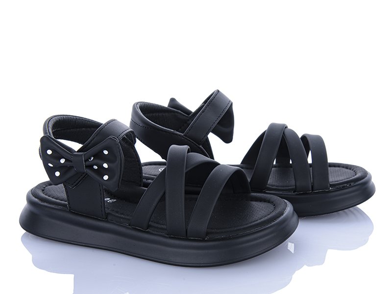 Босоножки Clibee (32-37) AC723 black (лето)