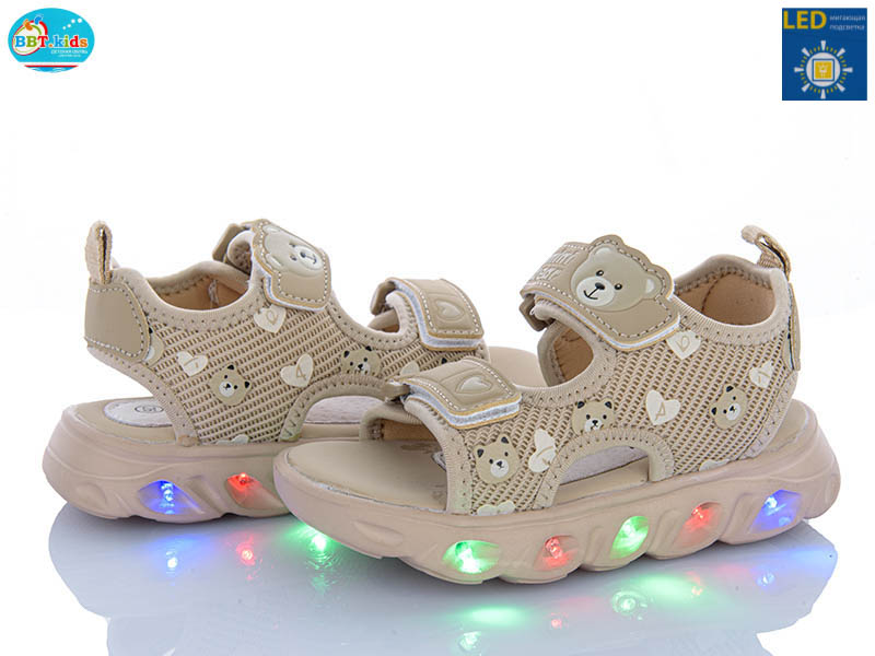 Босоножки BBT (26-31) L859-2-5 LED (лето)