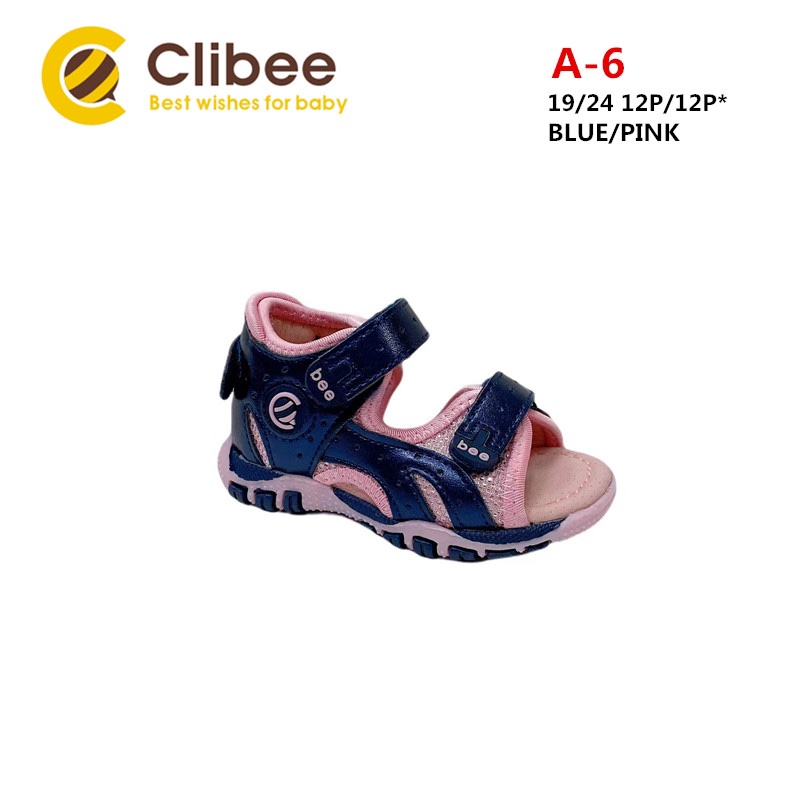 Босоножки DvaClibee (19-24) Ap-A6 blue-pink (лето)