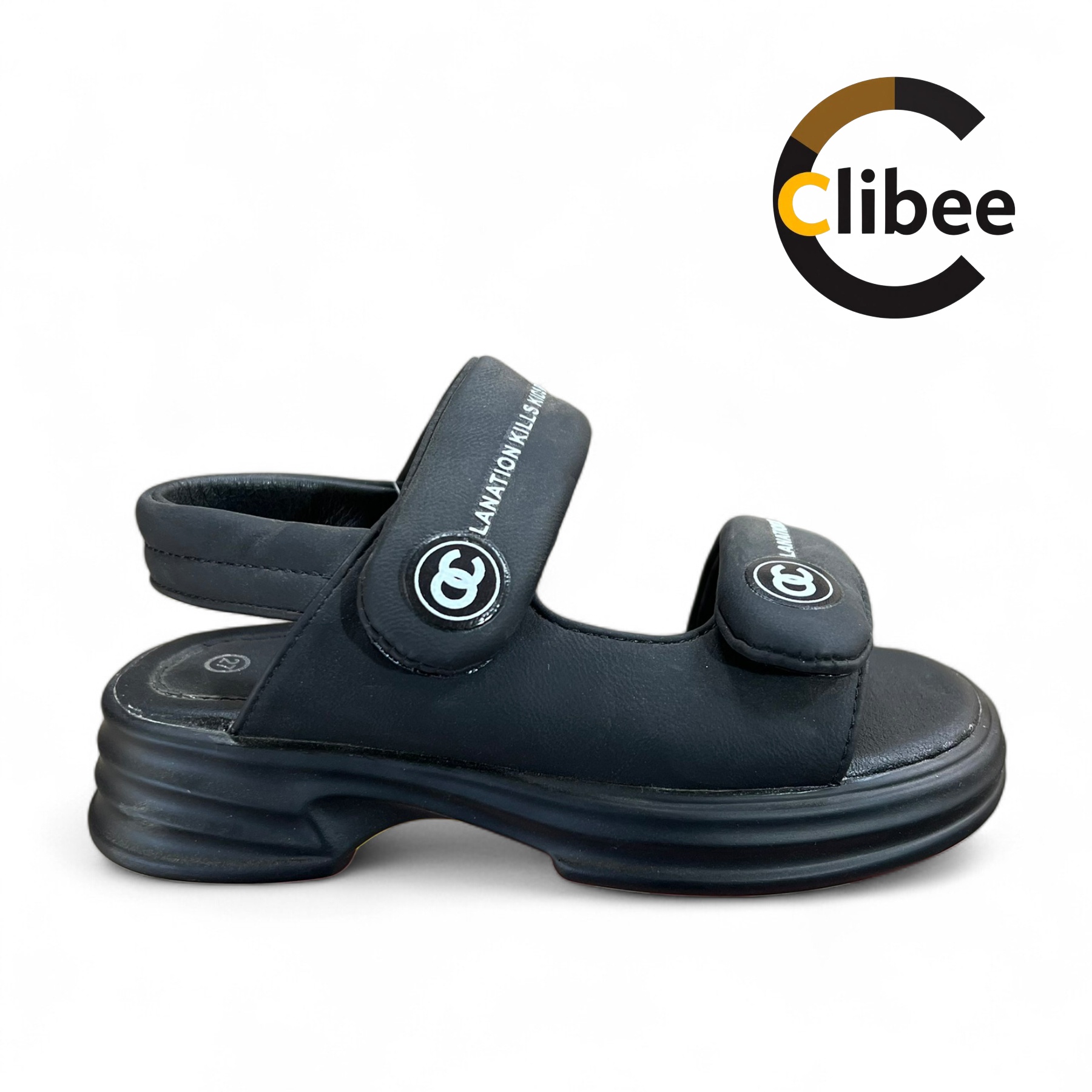 Босоножки DvaClibee (26-31) SS-ZB106 black (лето)