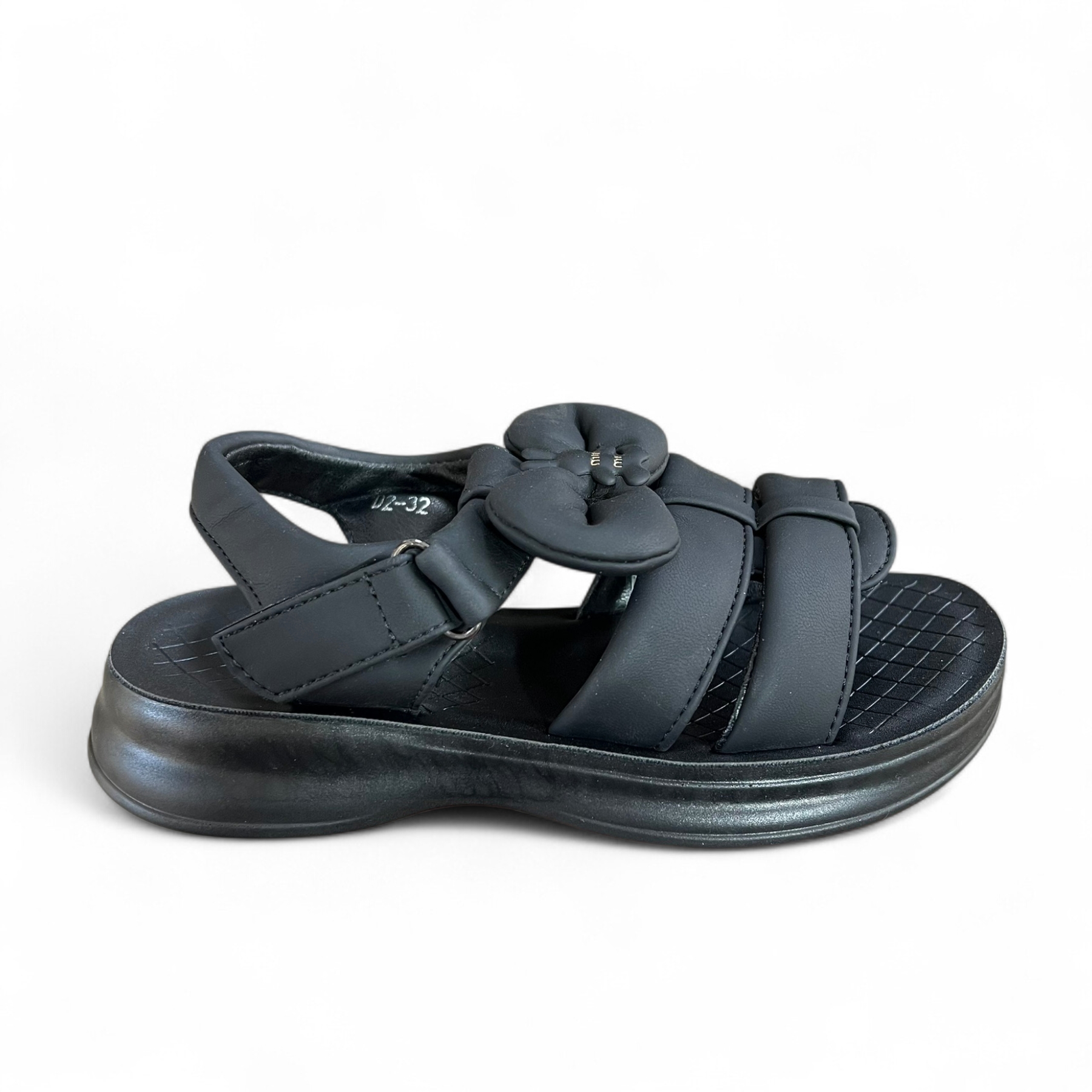 Босоножки DvaClibee (32-37) SS-D2 black (лето)
