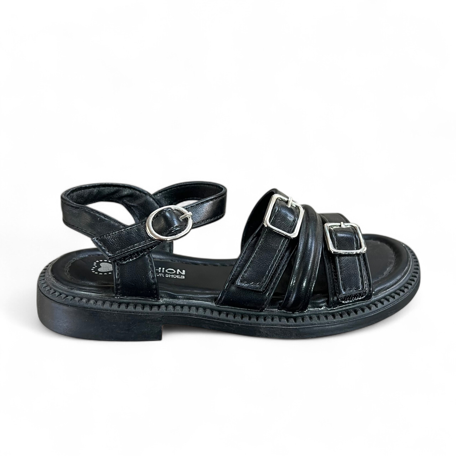 Босоножки DvaClibee (31-36) SS-126 black (лето)