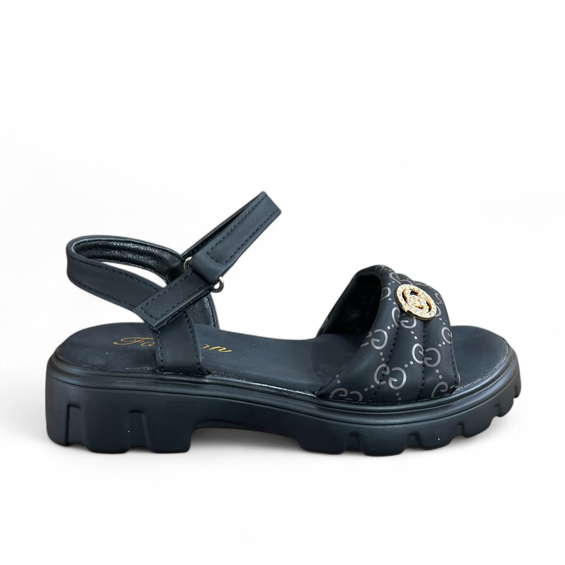 Босоножки DvaClibee (31-36) SS-880C black (лето)