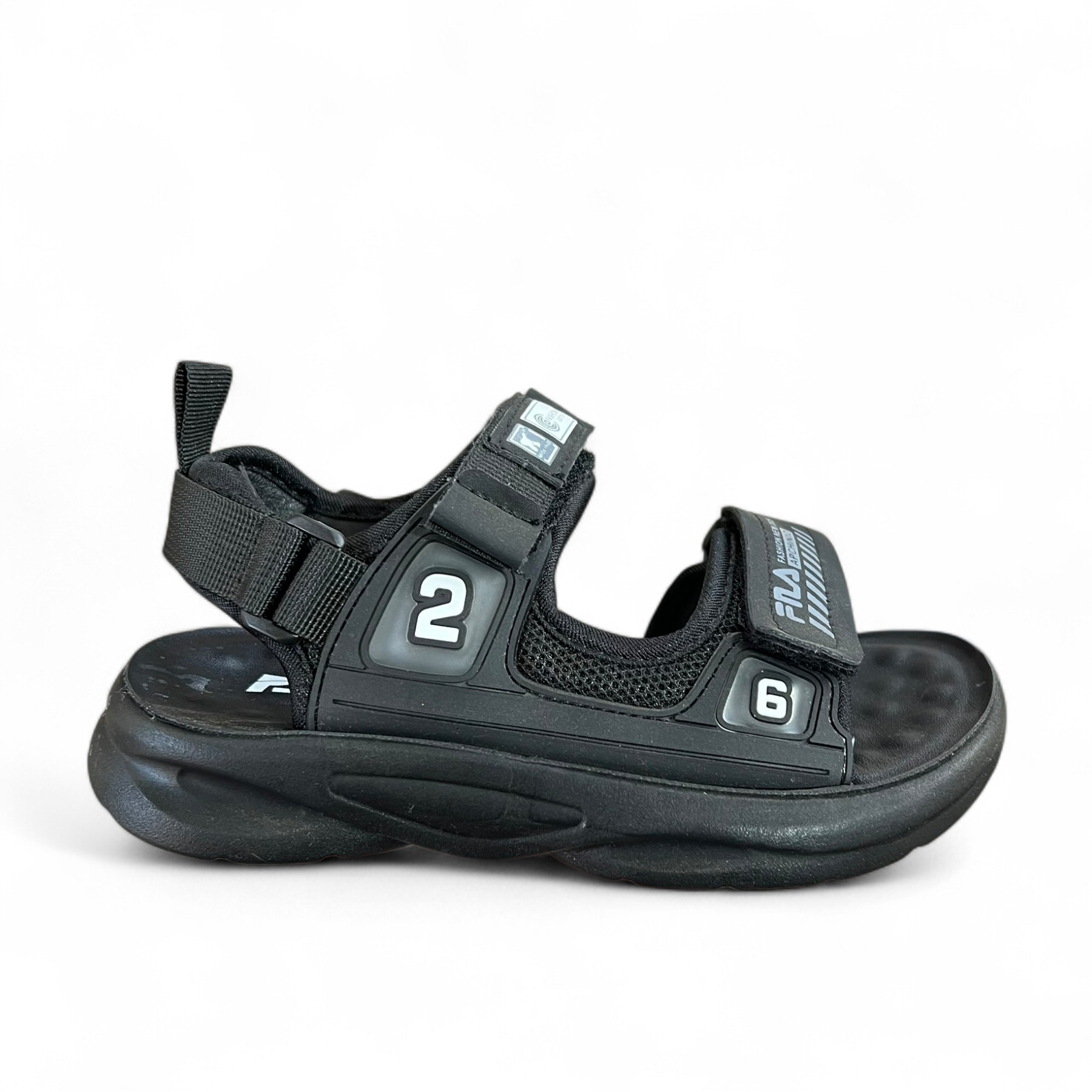 Босоножки DvaClibee (32-37) SS-509 black (лето)
