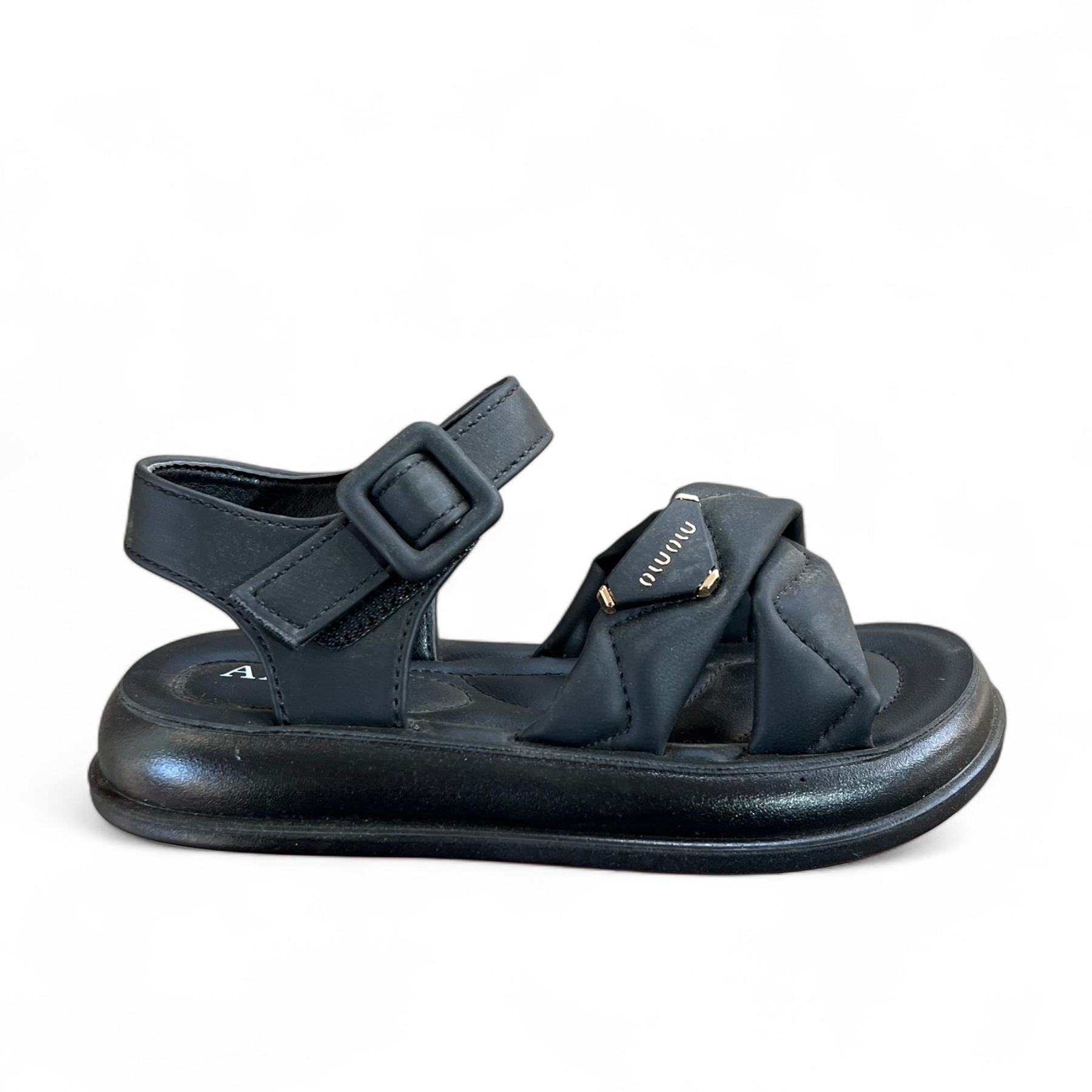 Босоножки DvaClibee (26-31) SS-889B black (лето)