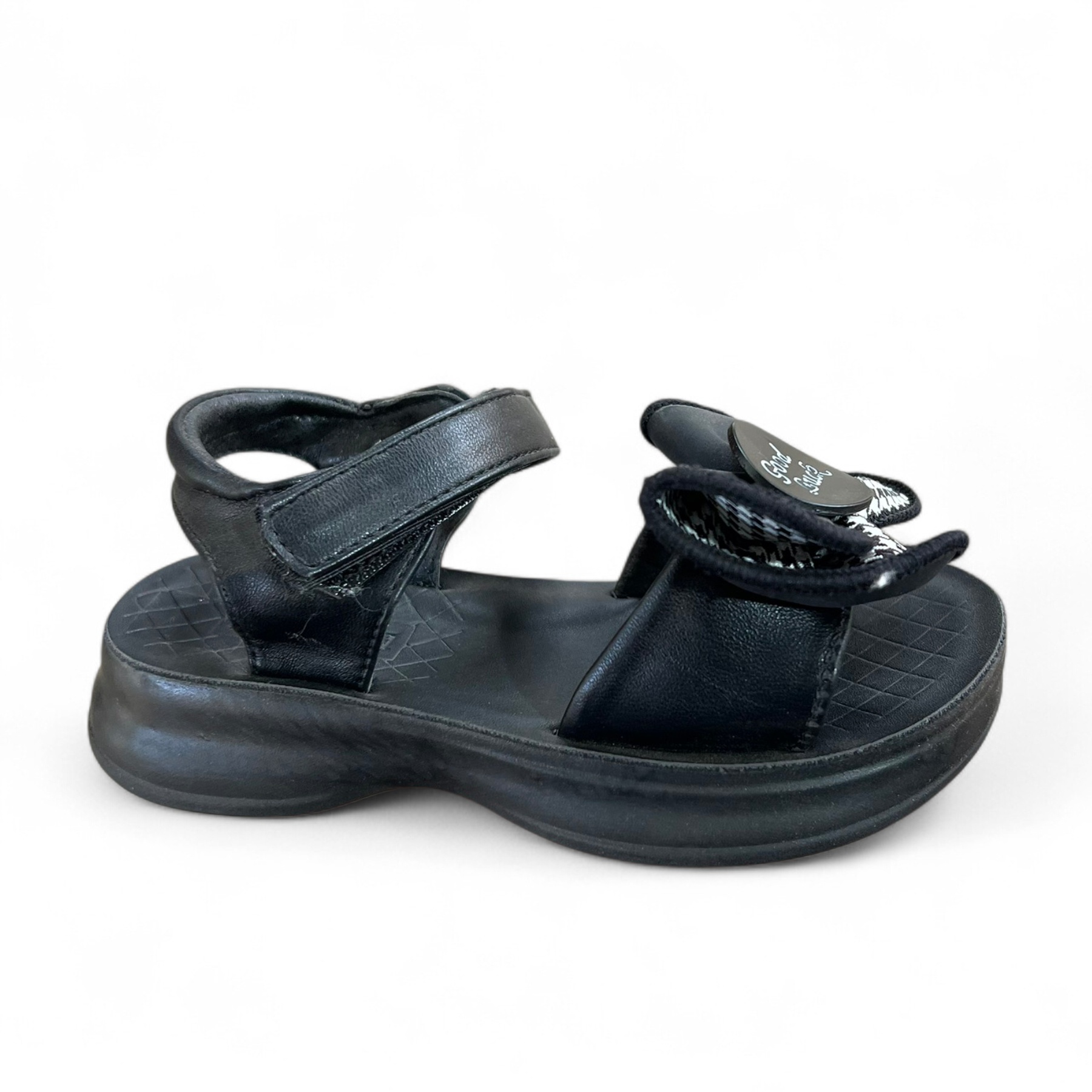 Босоножки DvaClibee (26-31) SS-B1 black (лето)