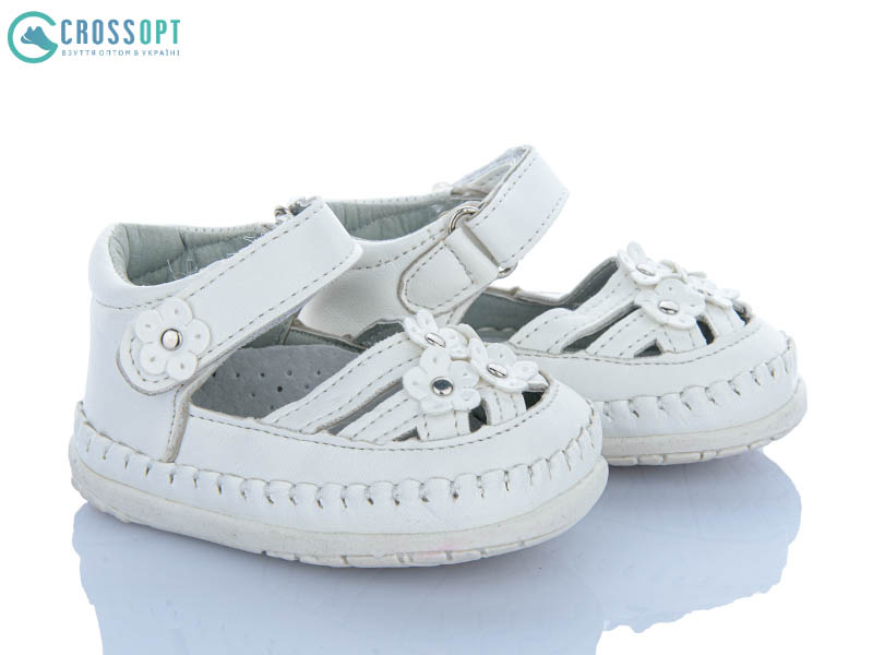 Туфли CrossOpt (17-20) F77 white (лето)