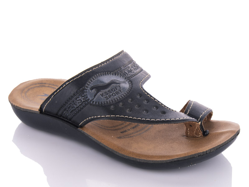 Шлепанцы Gurkem (30-35) K26-Ksoft P black (30-35) (лето)
