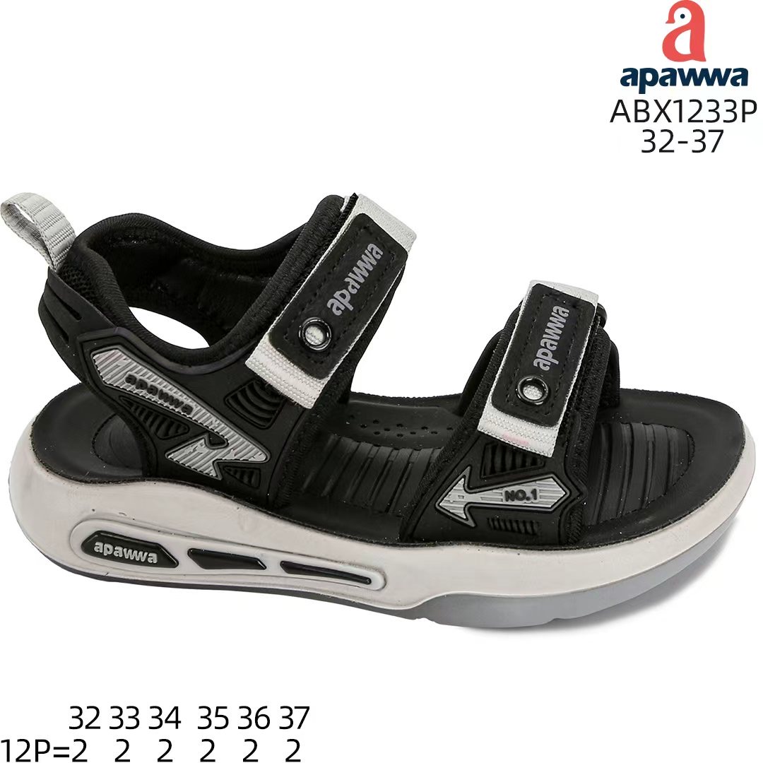 Босоножки DvaClibee (32-37) AM-ABX1233 black (лето)
