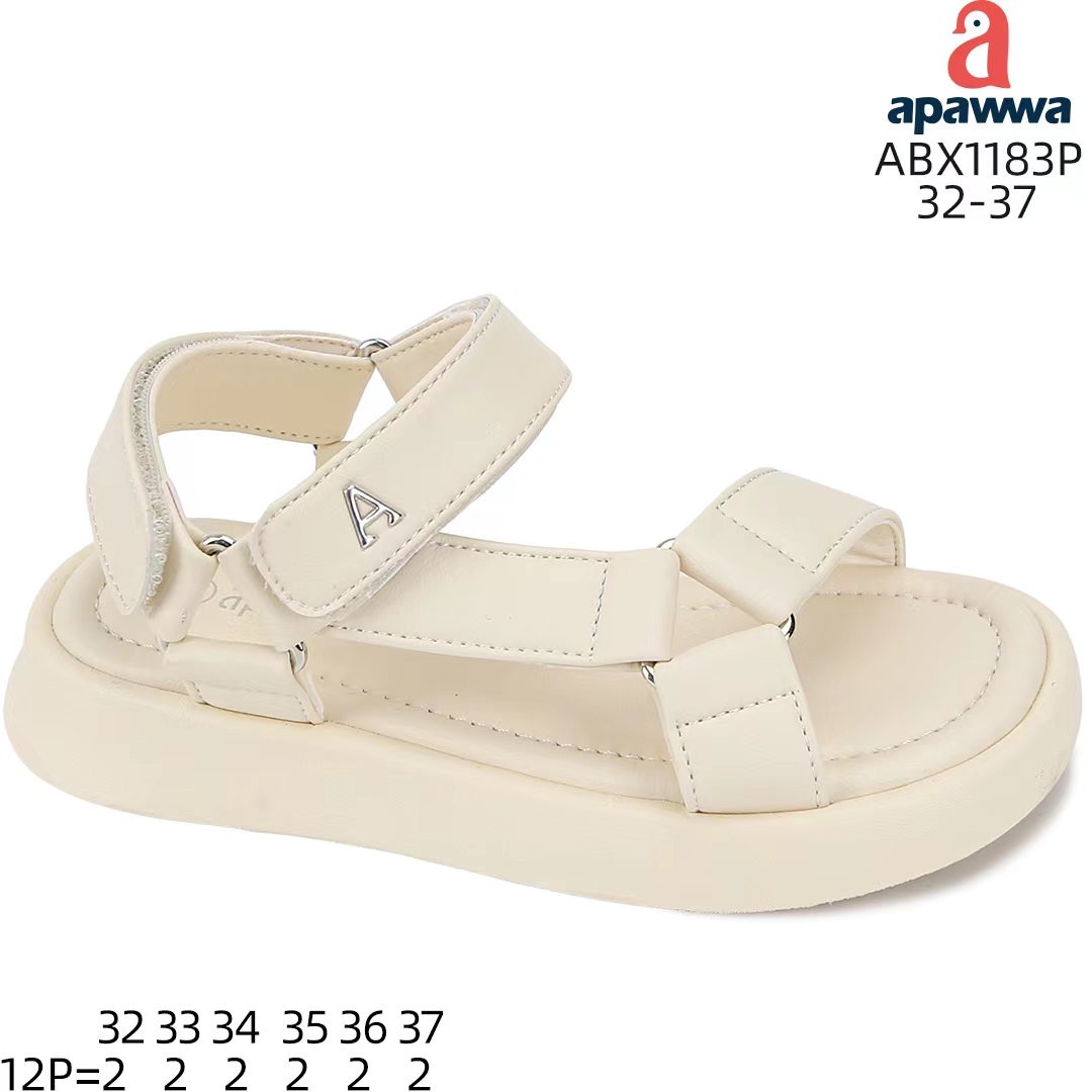 Босоножки DvaClibee (32-37) AM-ABX1183 beige (лето)