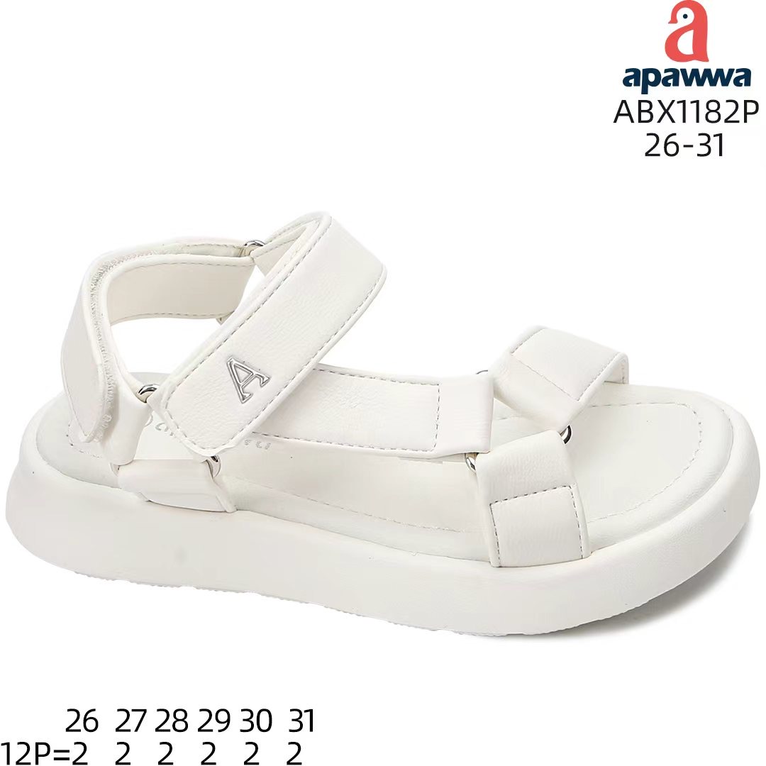 Босоножки DvaClibee (26-31) AM-ABX1182 white (лето)