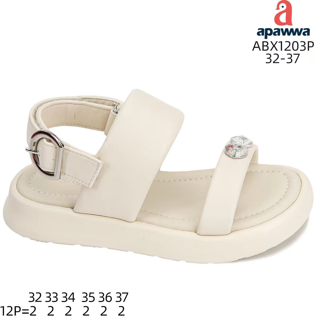 Босоножки DvaClibee (32-37) AM-ABX1203 beige (лето)