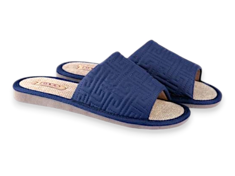 Тапочки Rai shoes (36-41) TS02 синій (деми)