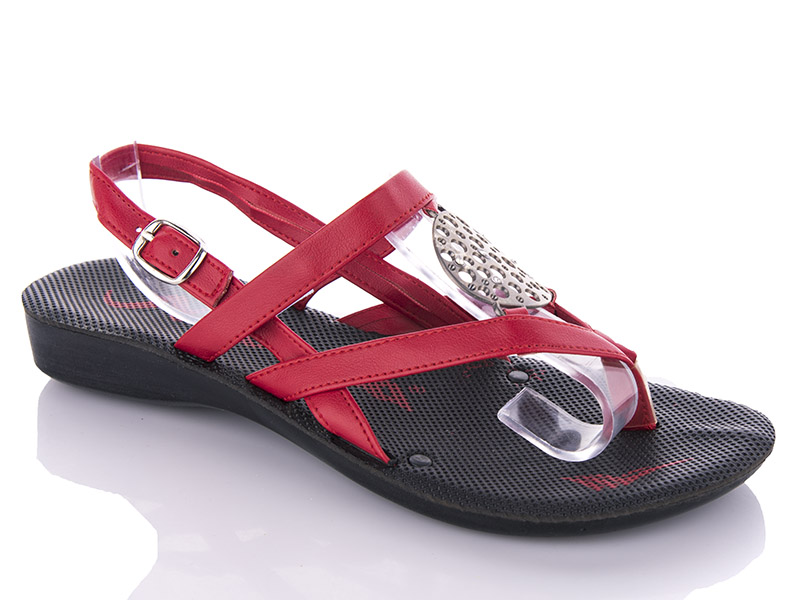 Босоножки DeMur (37-41) W26-Collar red (лето)