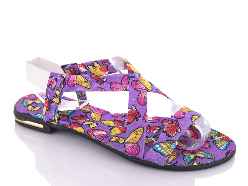 Босоножки DeMur (36-40) W26-Samiri 10213 purple (лето)