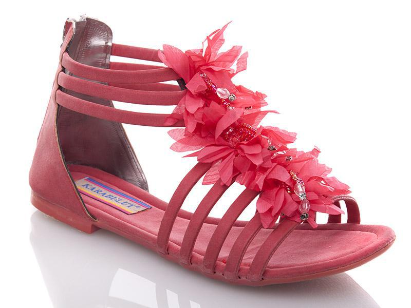 Босоножки DeMur (36-40) W26-Карабалут коралловый (лето)