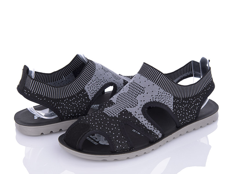 Сандалии Violeta (40-45) M201-1 black-grey (лето)