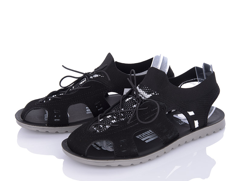 Сандалии Violeta (40-45) M201-5 black (лето)