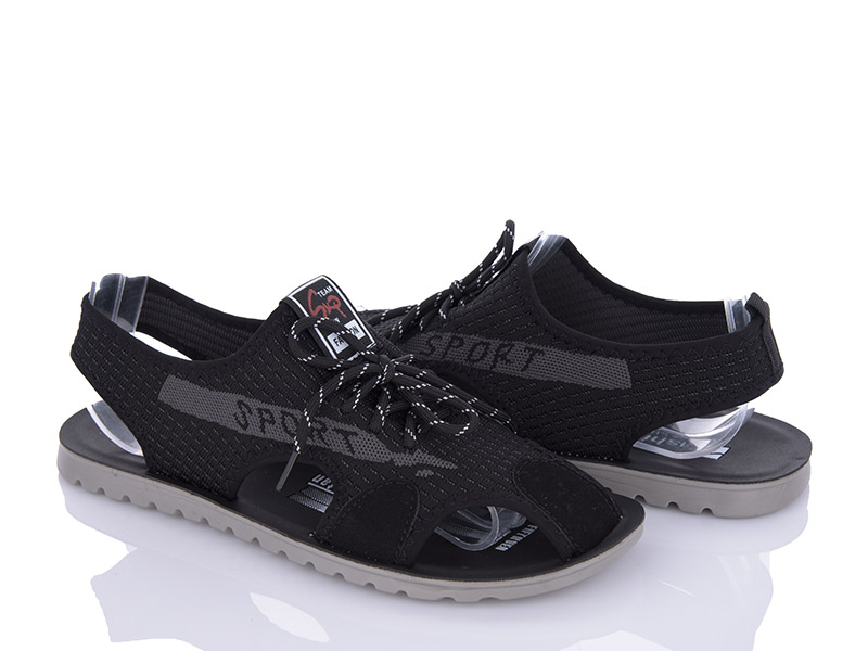 Сандалии Violeta (40-45) M201-7 black (лето)