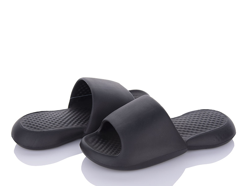 Шлепанцы Violeta (40-45) ML7-2088 black (лето)
