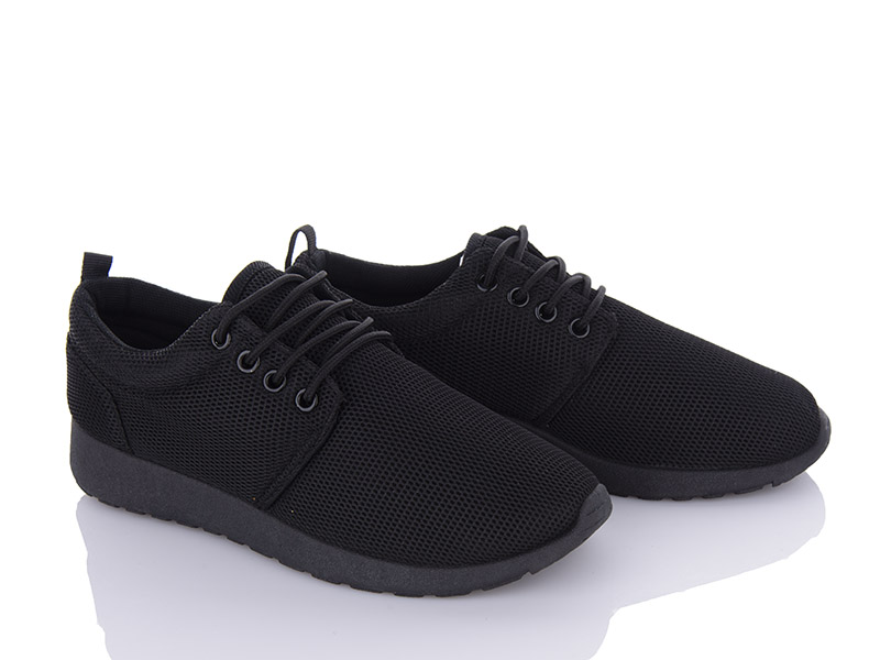 Кроссовки Violeta (36-40) 4-308 black (лето)