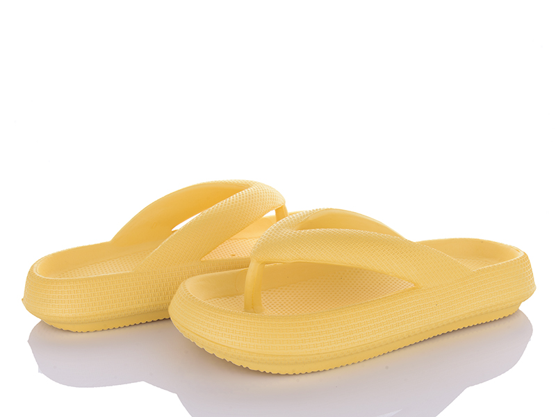 Шлепанцы Мир (36-41) 3612-1619 yellow (лето)