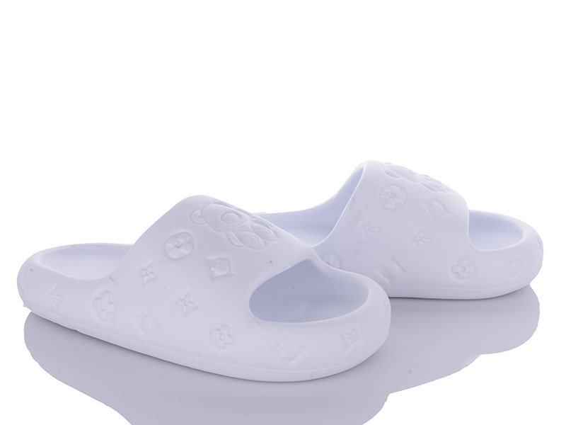 Шлепанцы Мир (36-41) 3613-8003 white (лето)