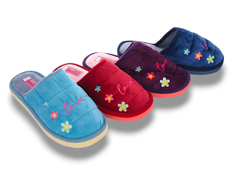 Тапочки Deshman (36-41) A8145 mix (зима)