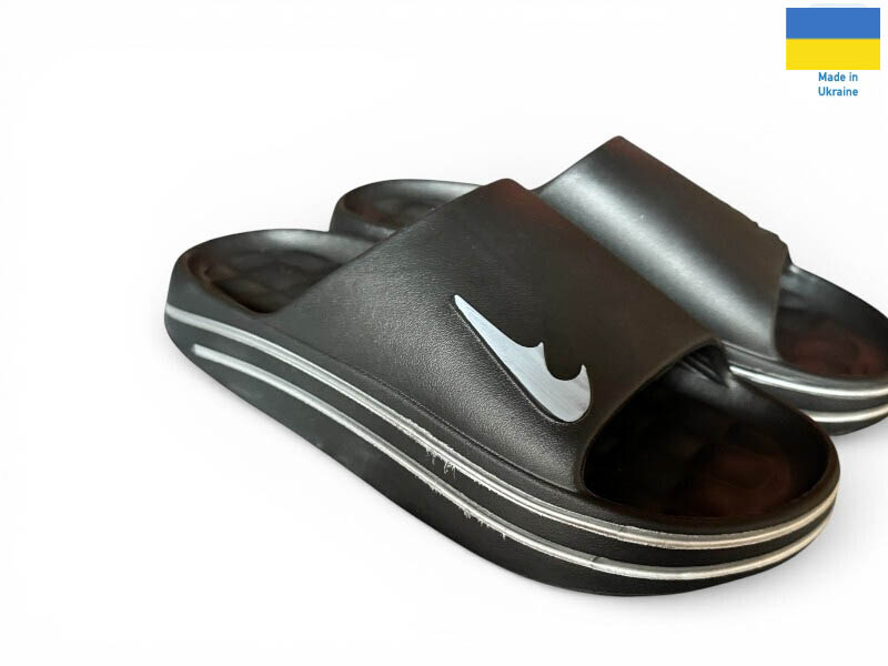 Шлепанцы Rai shoes (37-40) 513-010 чорний (лето)