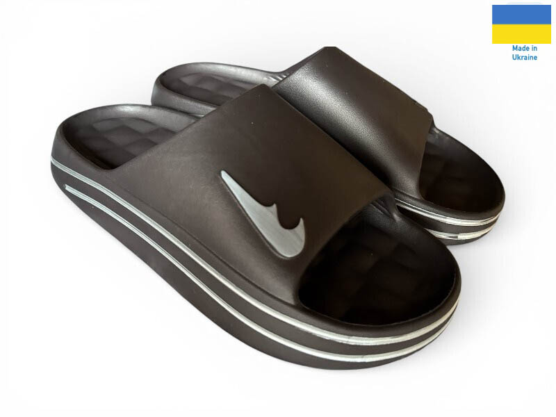 Шлепанцы Rai shoes (37-40) 513-025 шоколад (лето)