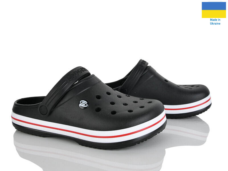 Кроксы Rai shoes (41-45) E224 чорний (лето)