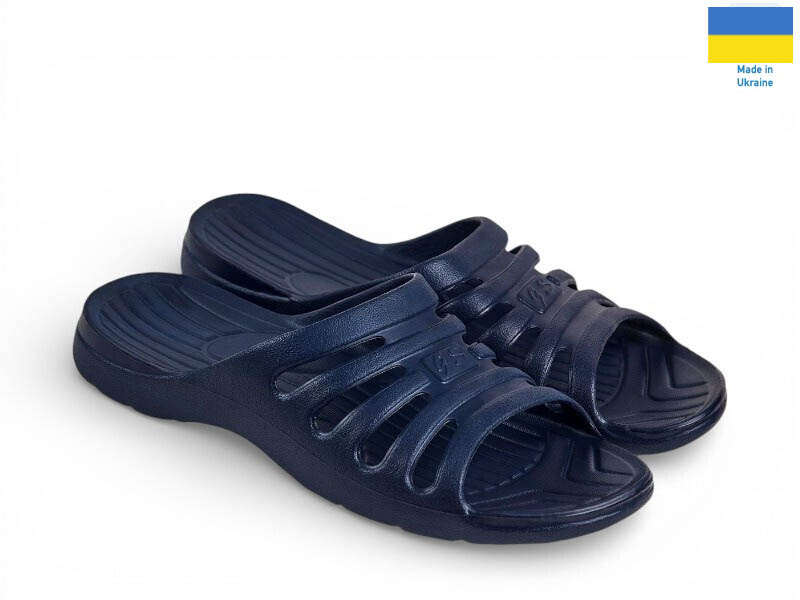 Шлепанцы Rai shoes (41-45) L104 синій (лето)