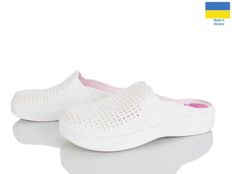 Кроксы Rai shoes (36-41) Сабо жіночі білий (лето)
