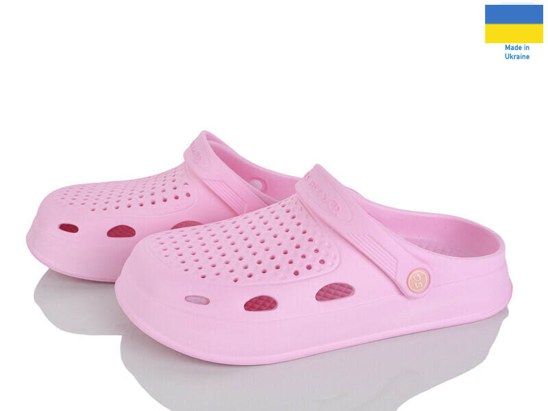 Кроксы Rai shoes (36-41) Сабо08 пудра (лето)