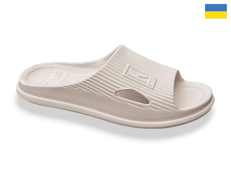 Шлепанцы Rai shoes (37-40) L112 св.сірий (лето)