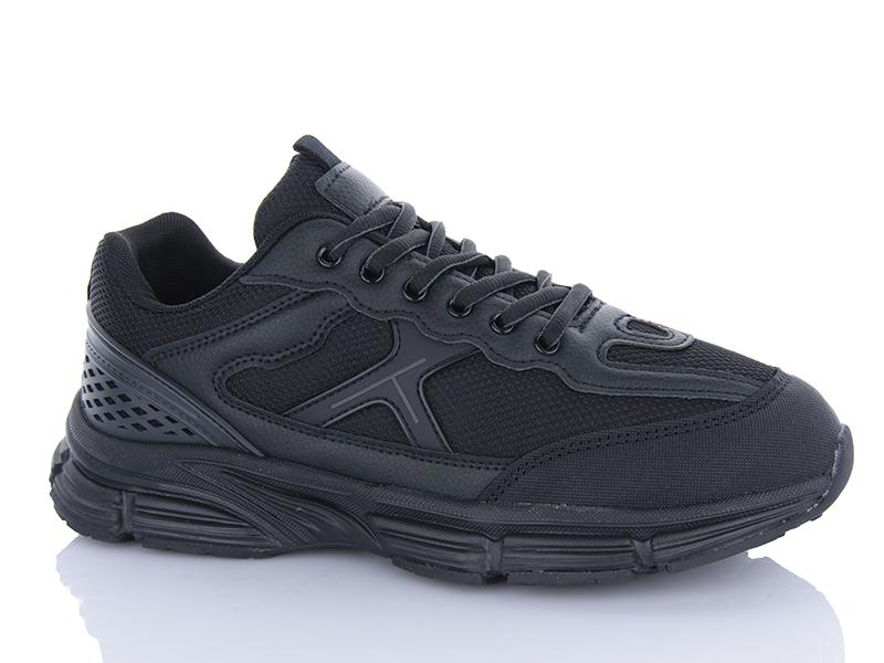 Кроссовки OkShoes (41-46) A511-3 black (деми)