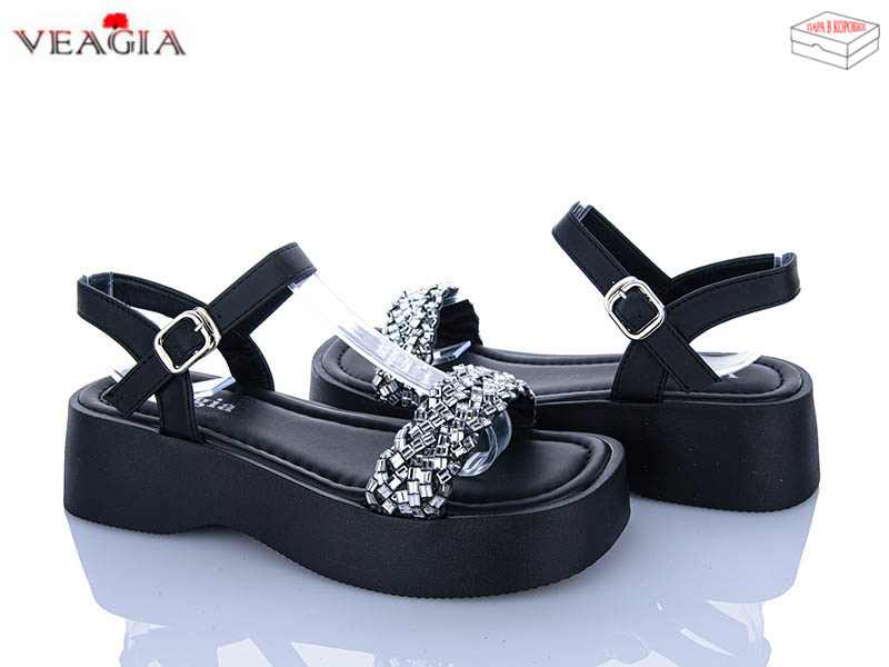 Босоножки ADA (36-40) N19 black (лето)