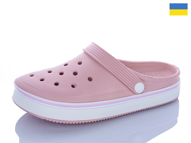 Кроксы ALEX M&L (36-41) B17 пудра (лето)