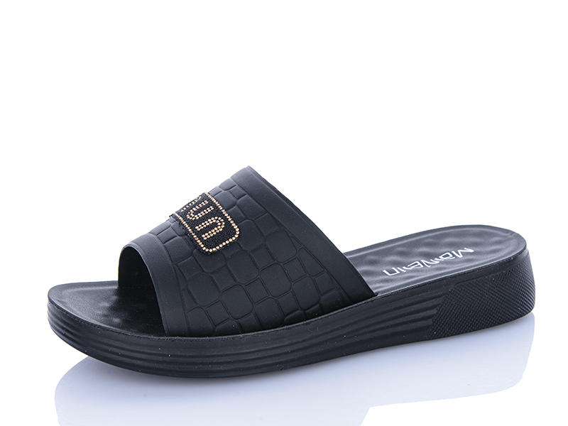 Шлепанцы Mainelin (37-42) 2506 black (лето)