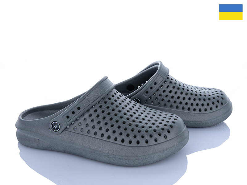 Кроксы Inblu (41-46) 504 сірий (лето)