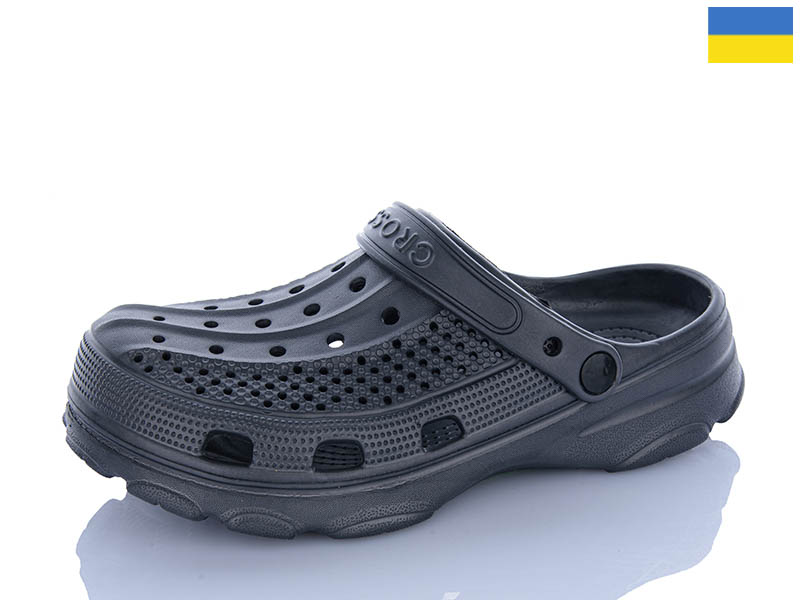 Кроксы Sanlin2 (40-45) SV21 т.сірий (лето)